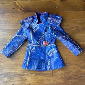 Disney Collection “Evie”/Descendants Faux Leather Girls Coat Sz 4